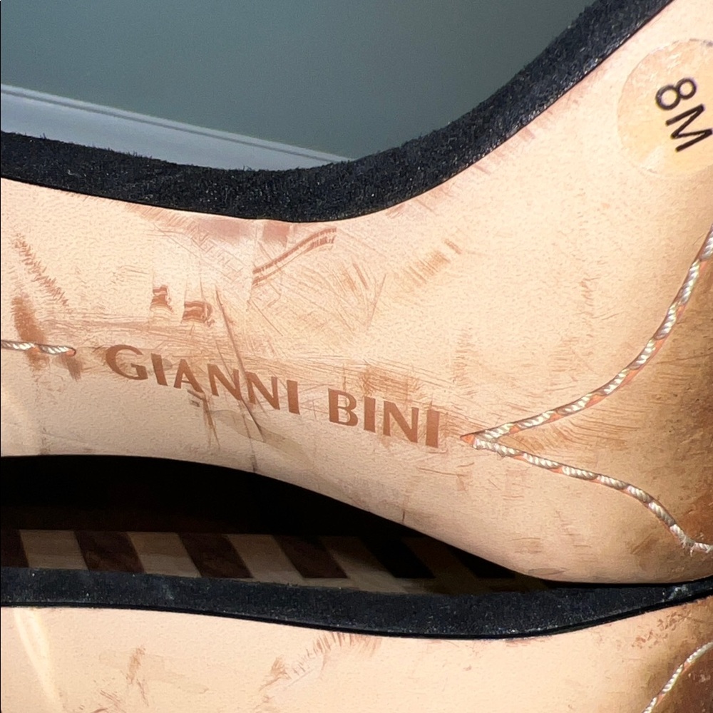 Gianni Bini Black Women's Heels Sz 8 - Picture 10 of 12
